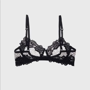 Two Lonely Lingerie Bonnie Bras in Black and Nude